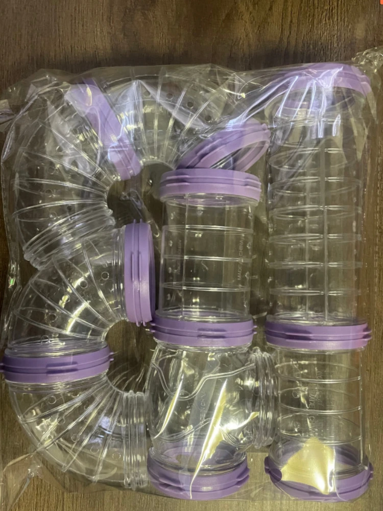 Хомячок игрушка Лабиринт DIY Перестроенная клетка Внешние трубы Туннельный набор Sport U Трубопровод Аксессуары Шиншиллы Поставки.