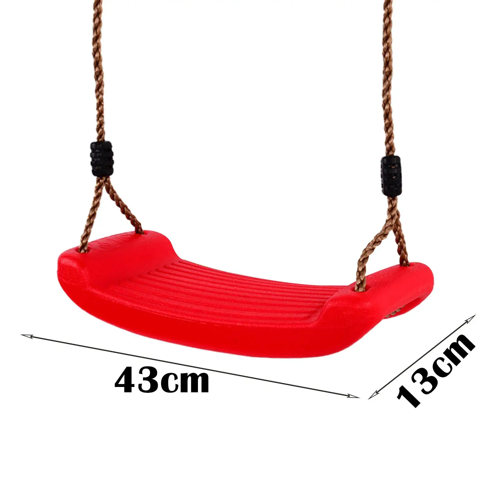 

Kids Swing Set with Height Adjustable Ropes for Playroom Indoor Outdoor