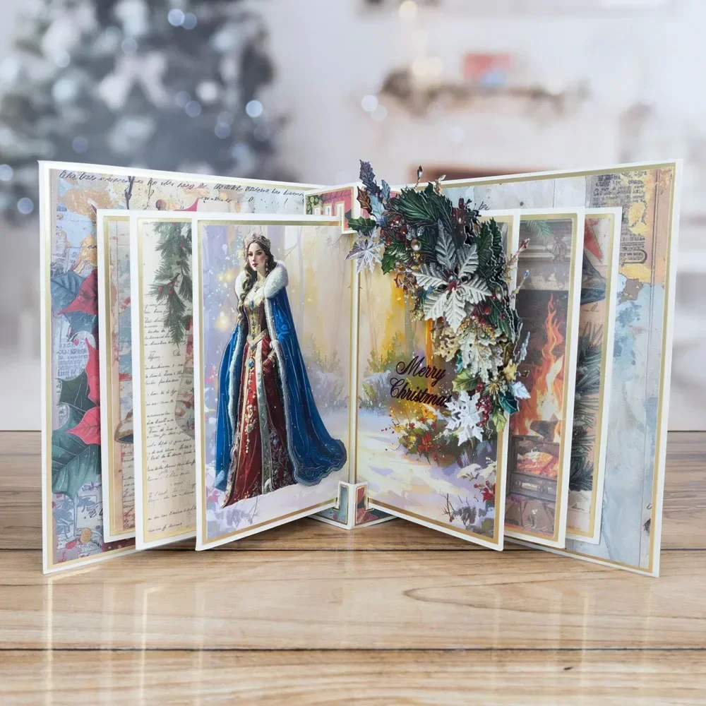Металлические вырубные ножи Frostveil Queen Snowhart 2026 для скрапбукинга, декора дневников, тиснения, шаблон для DIY открыток ручной работы (art.: 3920dbc12ff32) - 3920dbc12ff32