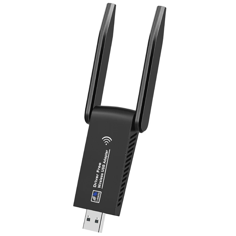 

AU42 -USB3.0 Dual-Band Gigabit Wireless Network Card 2.4G/5.8G Dual-Band Driver-Free 1300Mbps Wifi Network Card, IEEE 802.11Ac