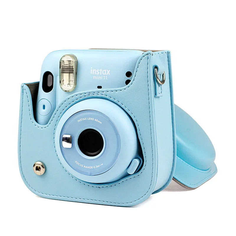 Чехол для камеры Fujifilm Instax Mini 11 из искусственной кожи с ремешком на плечо |