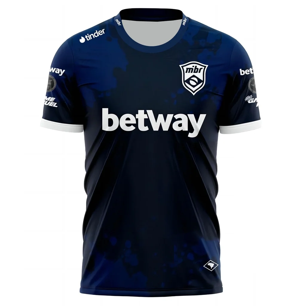 2025 Csgo E-Sports MiBR Team Uniform Бразилия мужская спортивная майка для фанатов футболка