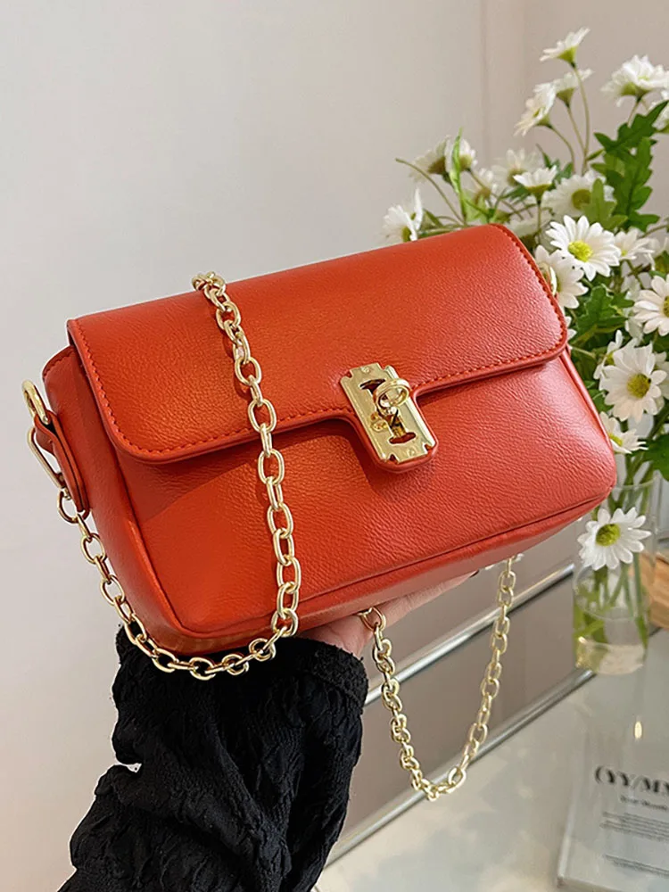 

Designer Underarm Women's Shoulder Bag Luxury Brand Pu Leather Crossbody Bags for Women Fashion New Chain Handbag Female Travel
