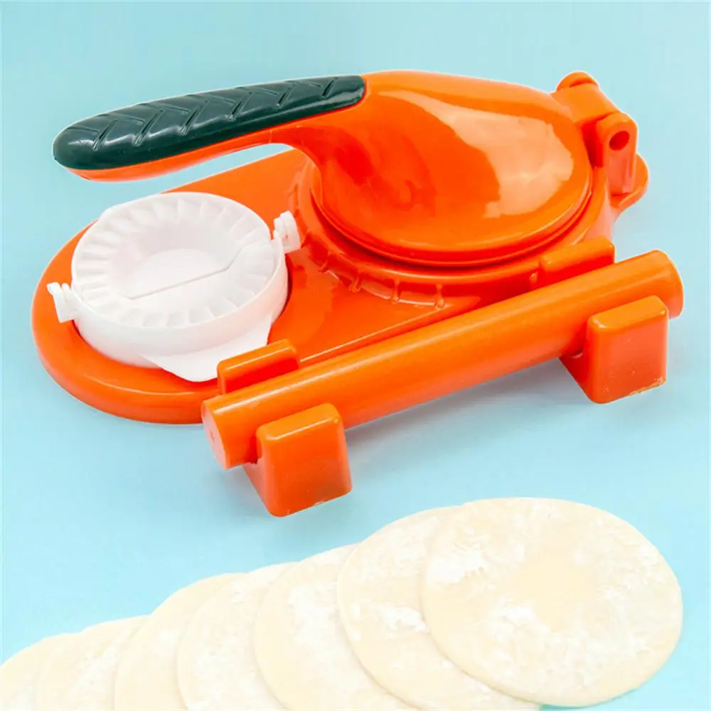 

3 In 1 Dough Pressing Tool Set With Roller Multifunctional Dumpling Maker Mould Manual Press Dumpling Skin Mold Dumpling Mould