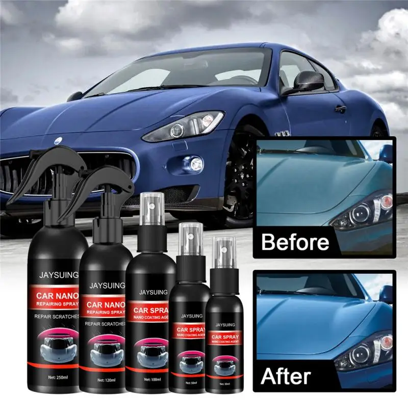 Jaysuing Car Coating Spray Automobile Maintenance Glazing Dust-proof Anti-fouling Liquid Glass Sealing Coating Agent Polishing