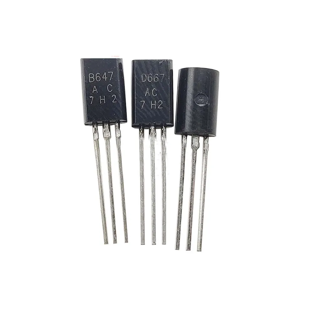 

50 пар 2SD667AC 50 шт. + 2SB647AC 50 шт. TO-92L 2SD667 2SB647 D667AC B647AC D667 B647