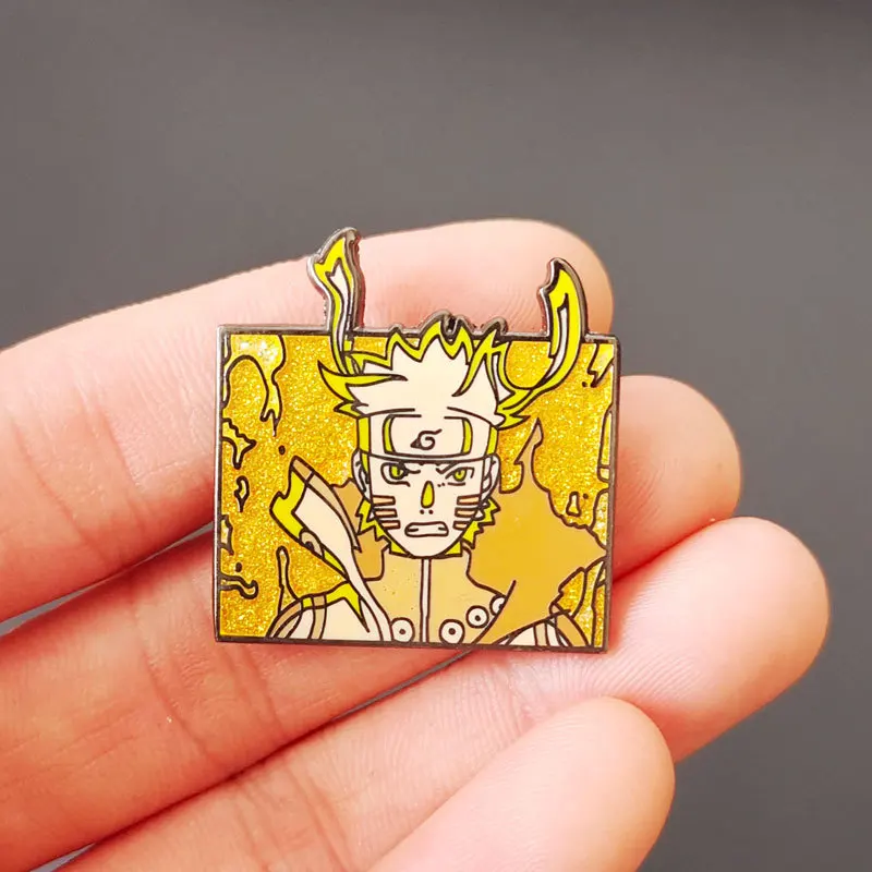Японское аниме эмалированная брошь значки для рюкзака значок на Воротник модные
