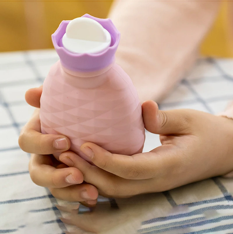 

Compact Cute Silicone Hand Warmer Can Be Refilled With Hot Water Pineapple'S Hot Water Bag Warmer Can Be Applied Hot Or Cold