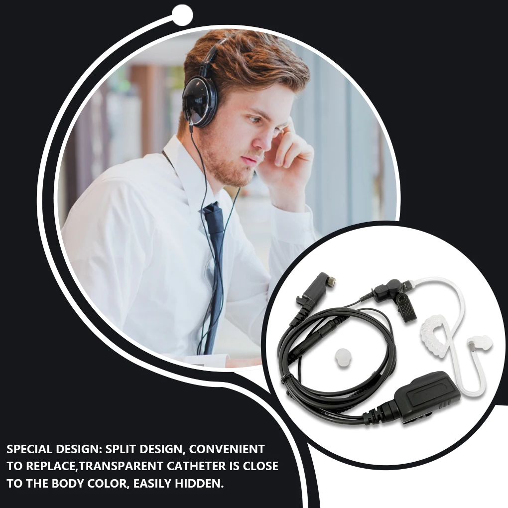 

Трубчатый наушник, специальная конструкция, проволочные наушники, Воздушная гарнитура ручной работы