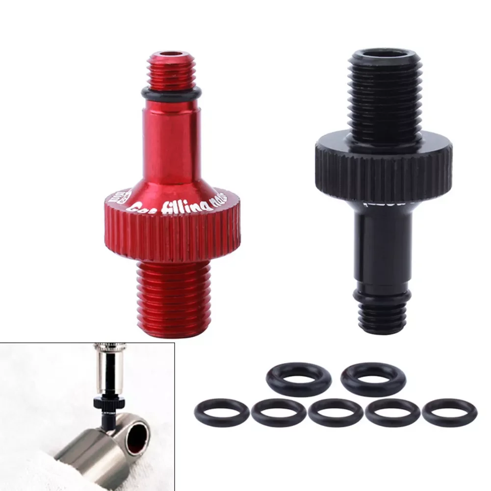 

Bike Air Shock Pump Adapter Shock Absorber Valve Adapter for RockShox Monarch DT SWISS XMM Marzocchi Bicycle Accessories
