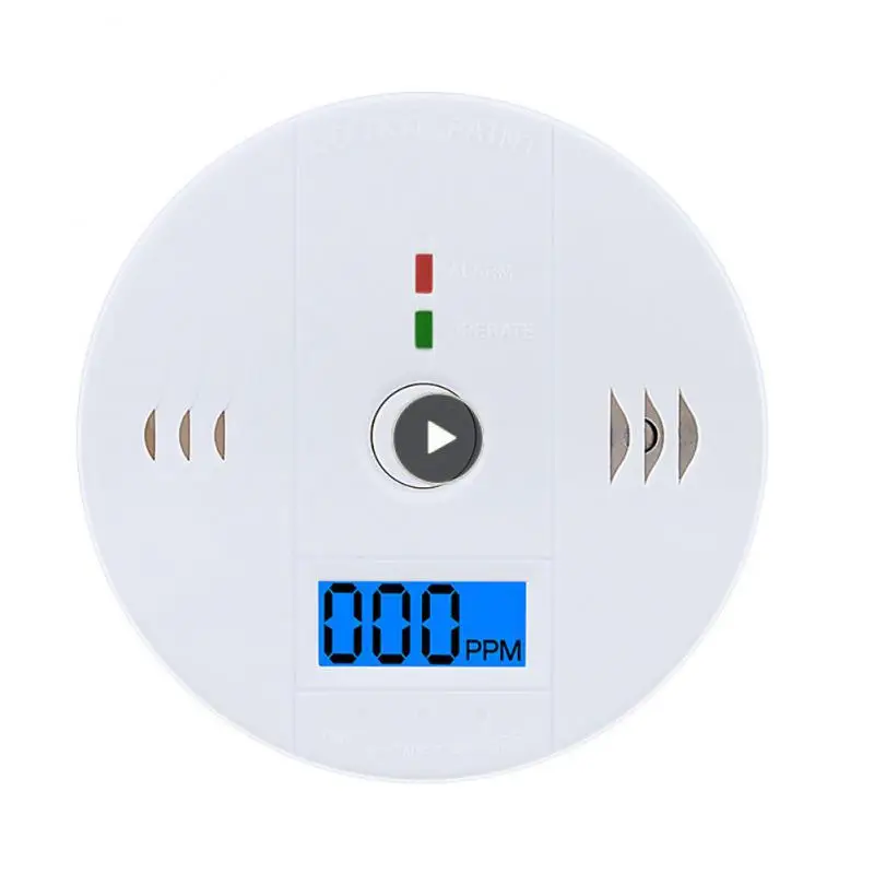 

Carbon Monoxide Alarm Home Detector CO Blue Smoke Detection LCD Display Alarm Carbon Monoxide Detectors Security Alarm For CoRui