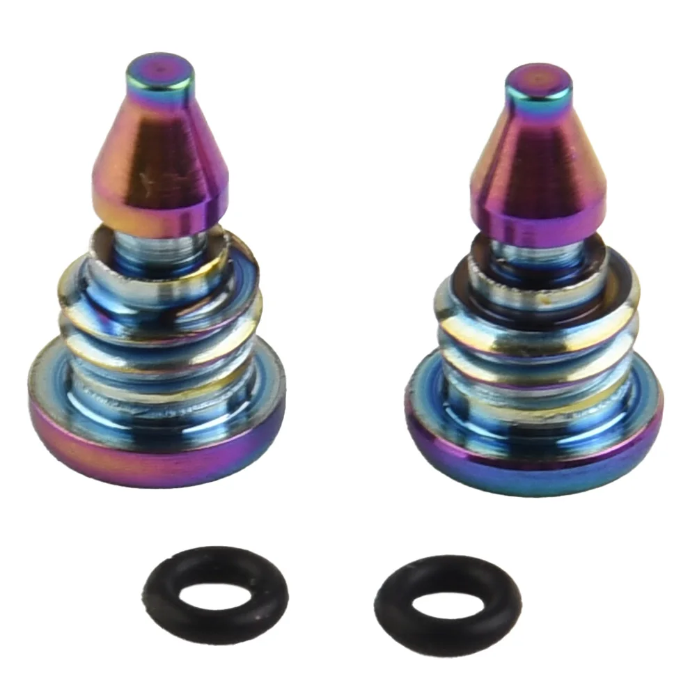 2 шт. винты для прокачки велосипеда с уплотнительным кольцом болты из титанового