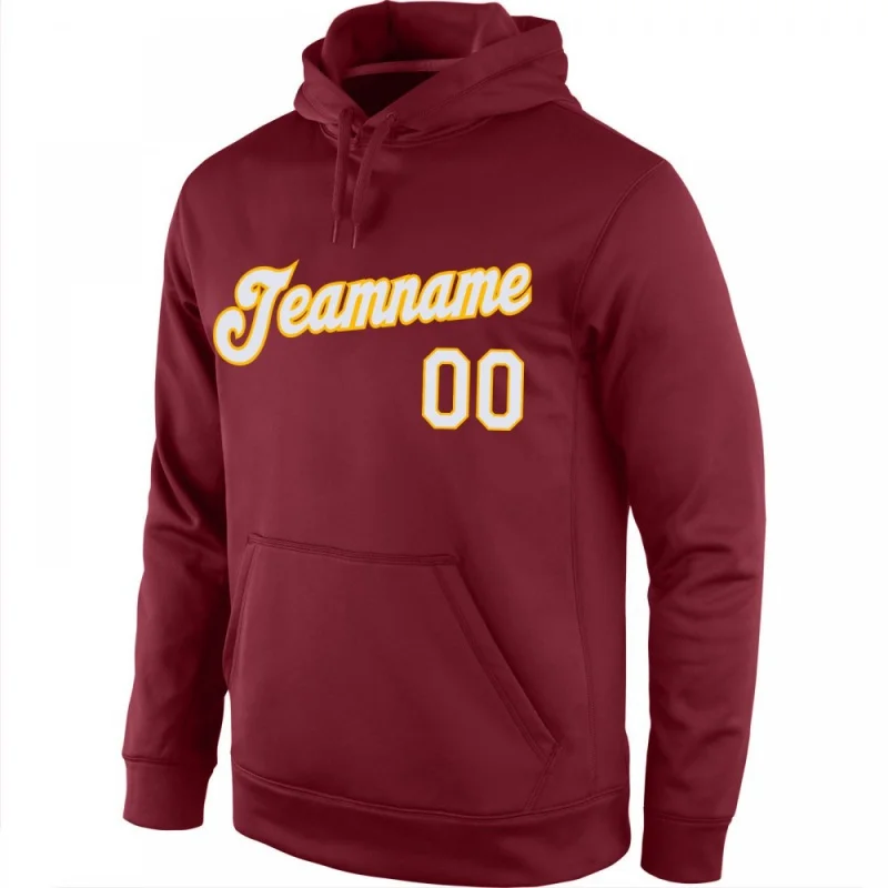 Wholesale Popular Custom Stitched Team Name/Number Hoodie Breathable Soft Streetwear Sports Pullover Sweatshirt For Adout/Youth