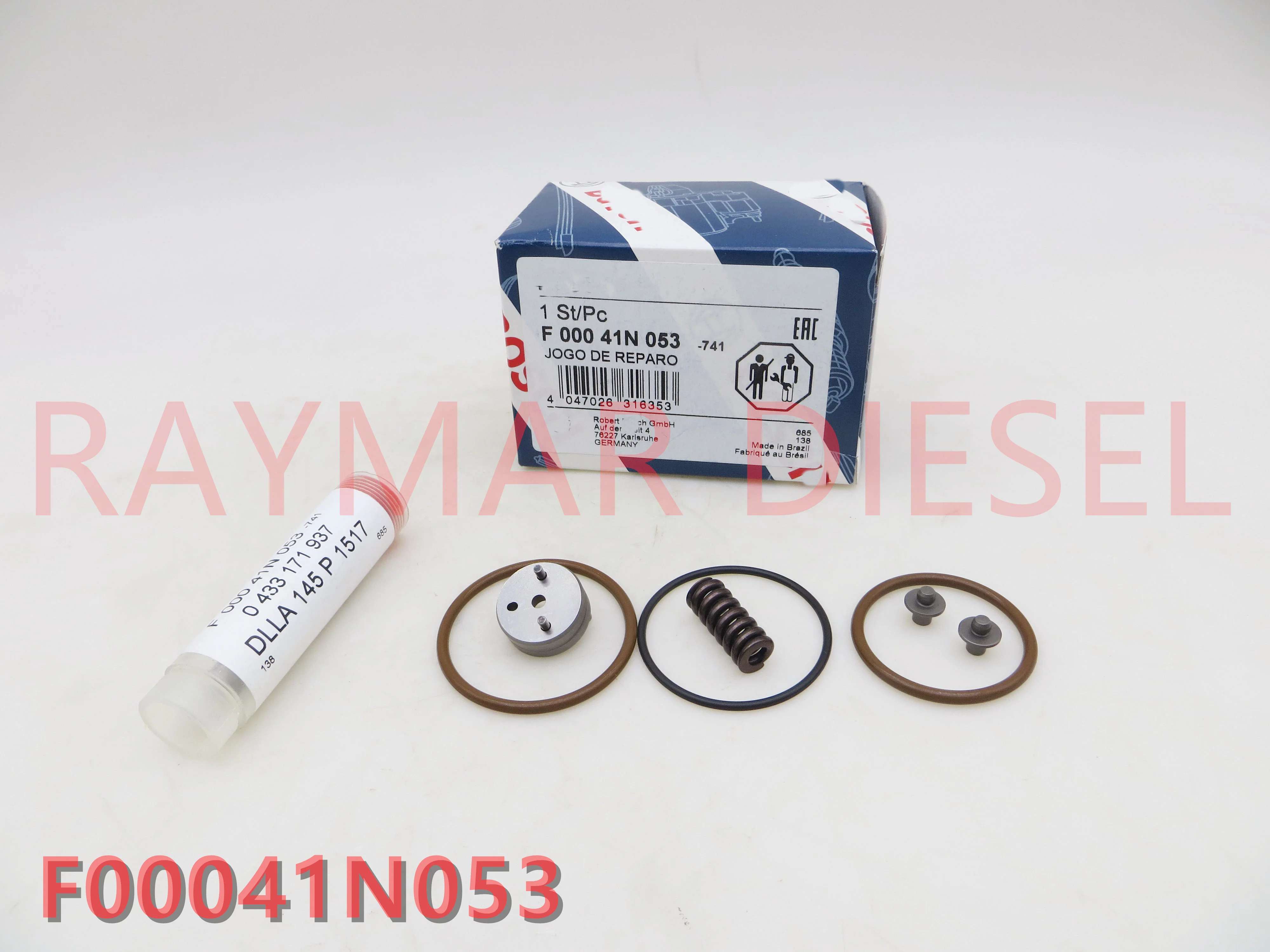 

GENUINE DIESEL COMMON RAIL FUEL INJECTOR REPAIR KIT F00041N053, DLLA145P1517