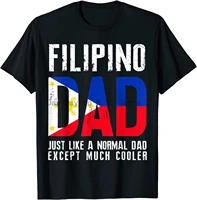 filipino dad like normal except cooler philippines flag t shirt