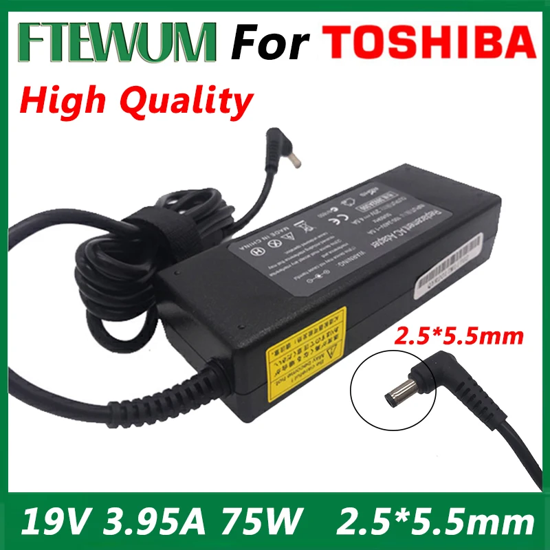 Charger 19v 3.95a 75w 5.5*2.5mm For Toshiba Satellite Pa-175