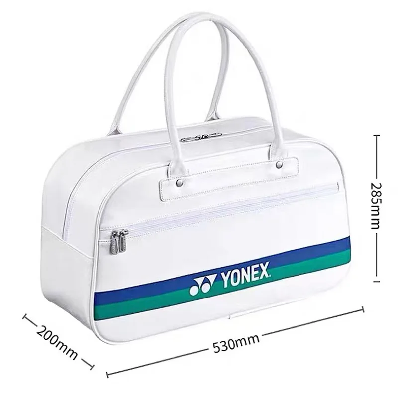 YONEX Large Leather 75th Anniversary 3pcs Badminton Rackets Bag For All Shuttlecock Accessories Squash Sports Badminton Bag
