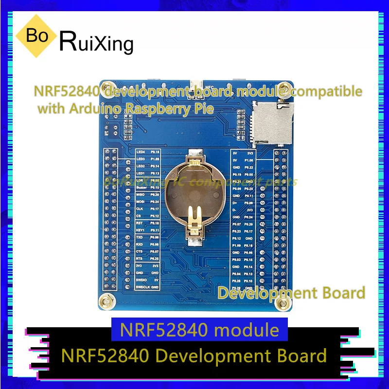 

1PCS/LOT NRF52840 Development Board Bluetooth 5.0 Development Kit Module Compatible With Arduino/Raspberry Pi