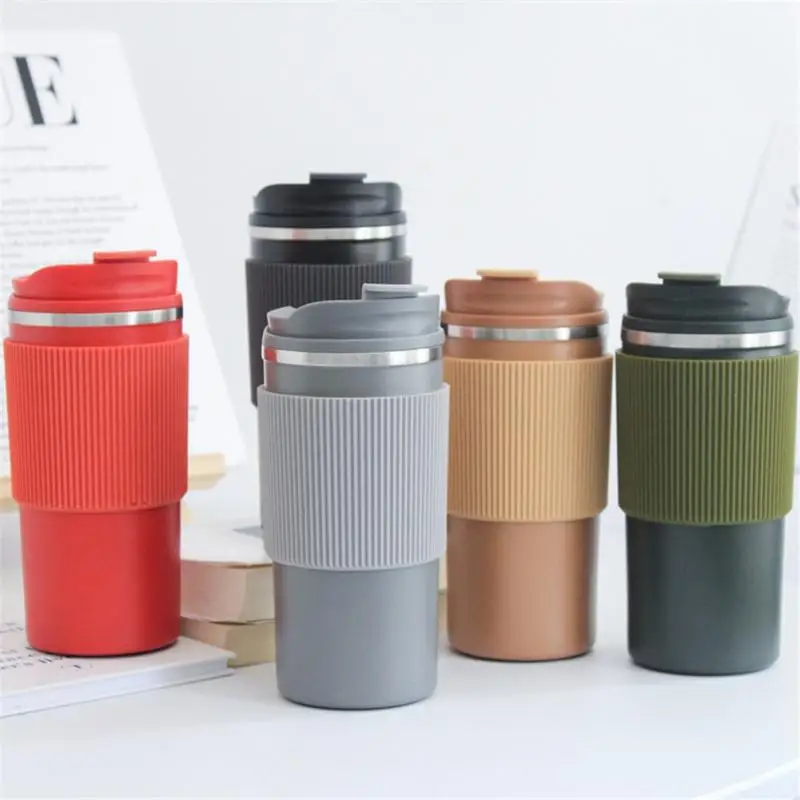 

Heat Insulated Coffee Mugs 450ml Simple Ins Wind 304 Stainless Steel Insulation Cup Men And Women Thermal Mug Termica Cafe Copo