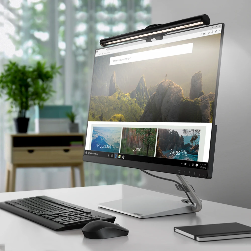 Светодиодная настольная лампа для ПК и ноутбука светсветильник льник чтения с