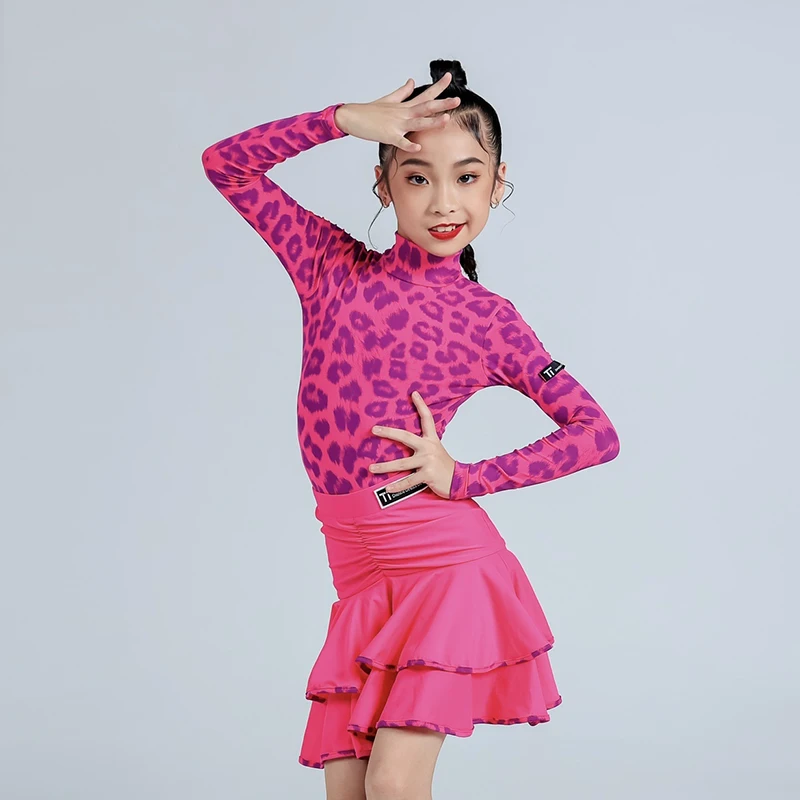 Новинка 2024 костюмы для латиноамериканских танцев девочек костюм с длинными