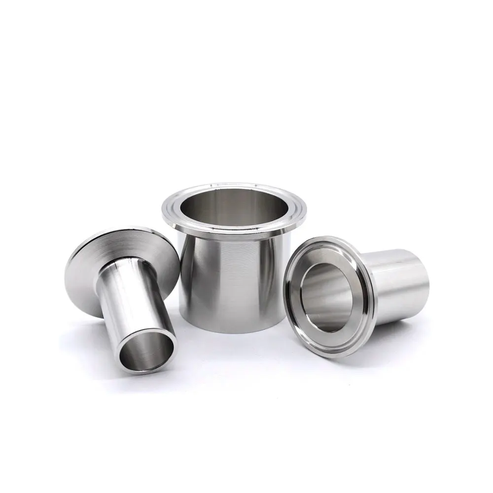 

19 25 32 38 45 51 57-108mm OD 1.5" 2" -4" Tri Clamp 50mm Height SUS 304 Stainless Sanitary Weld Ferrule Fitting HomeBrew
