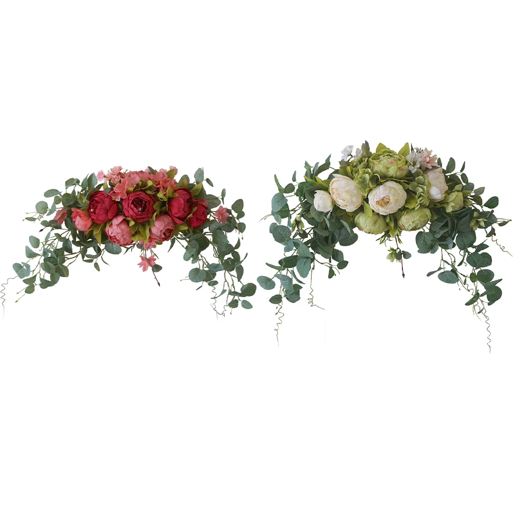 

Artificial Flower Decoration Space With Stunning FloweryArrangements Indoor Or Outdoor Flower Wreath