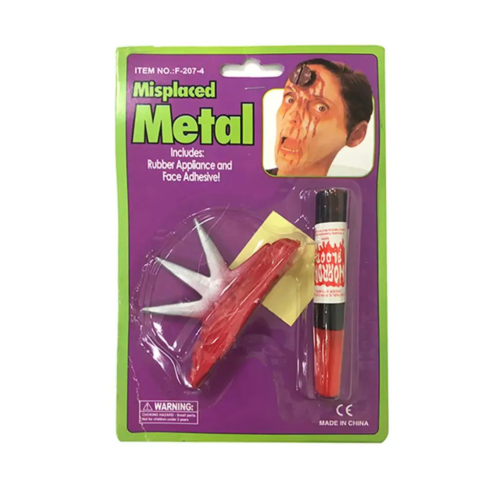 

Материал для кровавой шутки с принтом раны 5x8 см