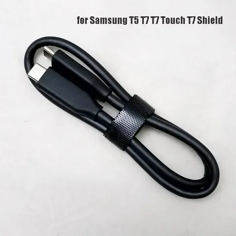 Короткий оригинальный кабель типа C к Type C USB3.1 Gen2 10 Гбит/с для Samsung T5 T7, мобильный твердотельный накопитель, кабель SSD для T7Touch/Shield