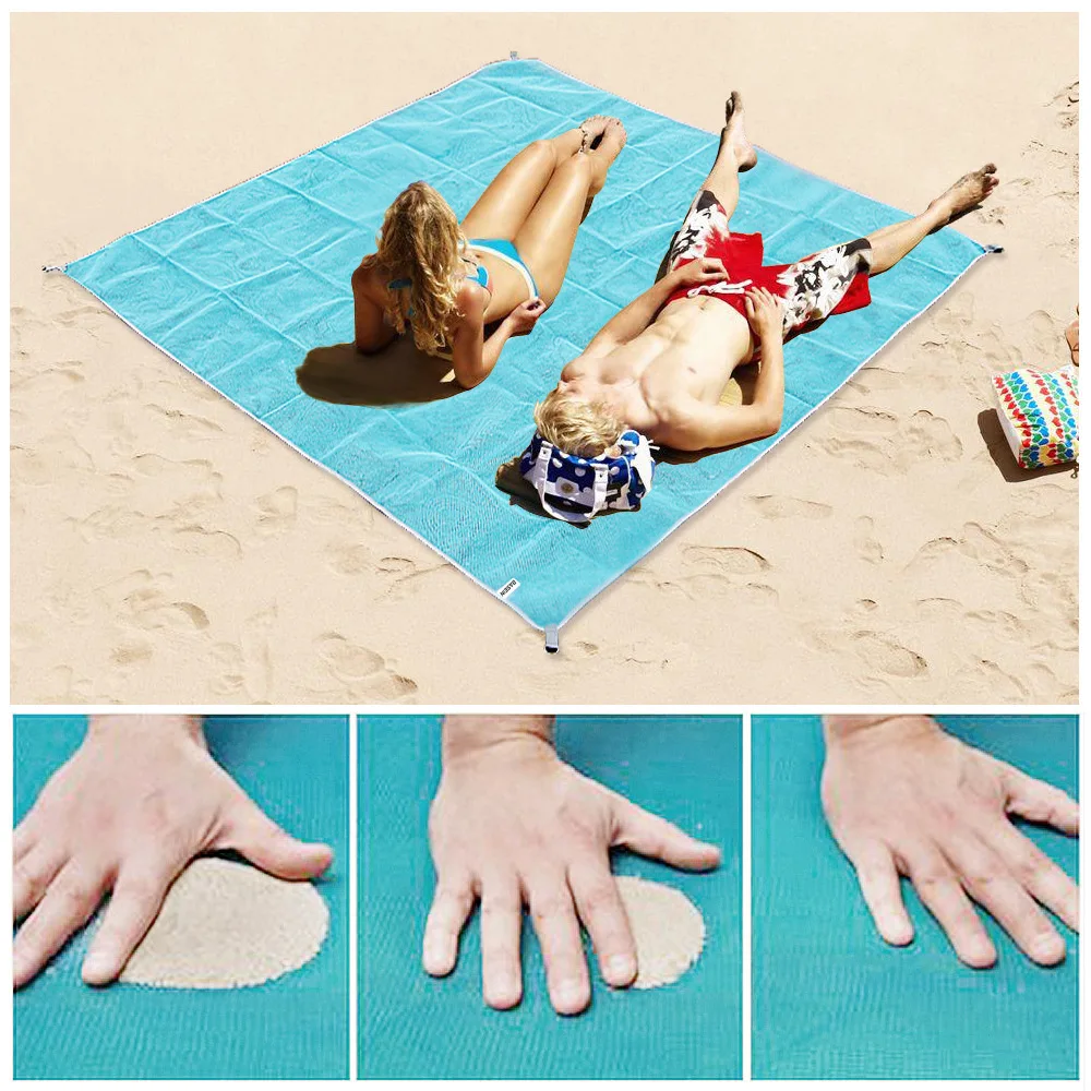 

Beach Mat Magic Beach Towel Blanket Portable Sandproof Towel Travel Summer Mat Waterproof Outdoor Beach Towel Beach Supplies