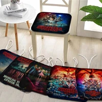 stranger things decorative stool pad patio home kitchen office chair seat cushion pads sofa seat 40x40cm chair mat pad