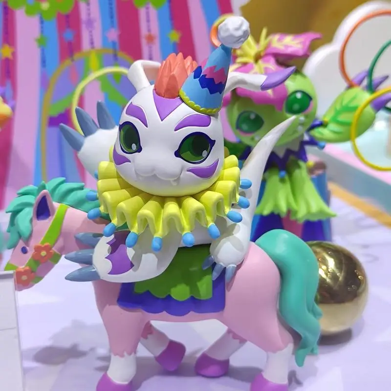Оригинальная Фигурка Bandai Digimon Круглая Цирковая Серия Уникальная Модная