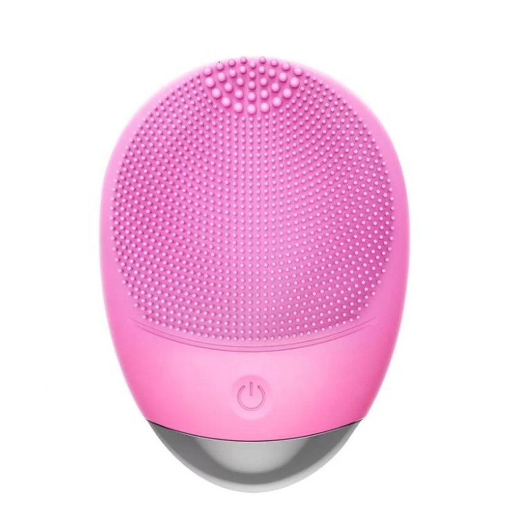 

Electric Silicone Vibrating Deep Cleansing Massage Waterproof USB Gentle Exfoliating Facial Cleanser Brush Gifts