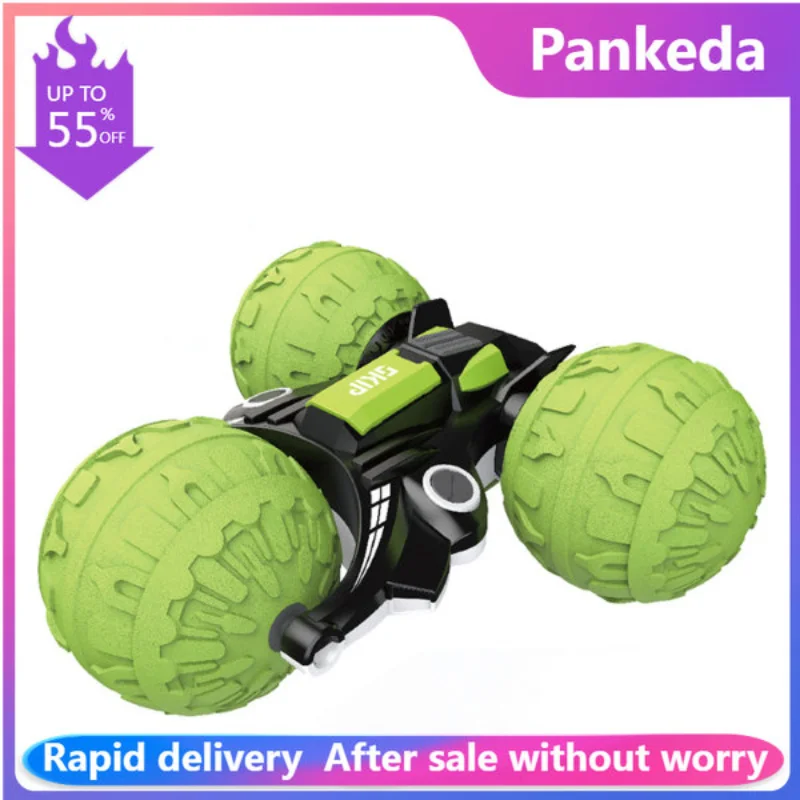 

Newest radio controlled car 2.4G Amphibious Stunt RC Car Double-sided Drift flip Tumbling Driving Toys for Boy Birthday present