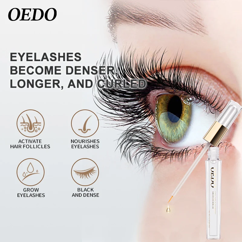 

OEDO Eyelash Eyebrow Growth Serum To Improve The Fine Soft Yellow Thinning Facial Eye Care Slender Nourishing Essence