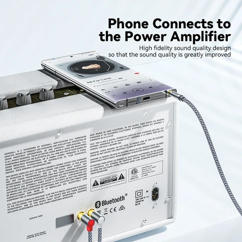 ESSAGER Кабель AUX 3.5 мм на 2RCA