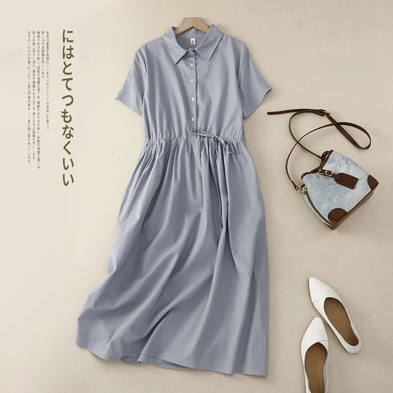 Торговый магазин со скидками вывод из буфета хлопковое льняное платье с коротким