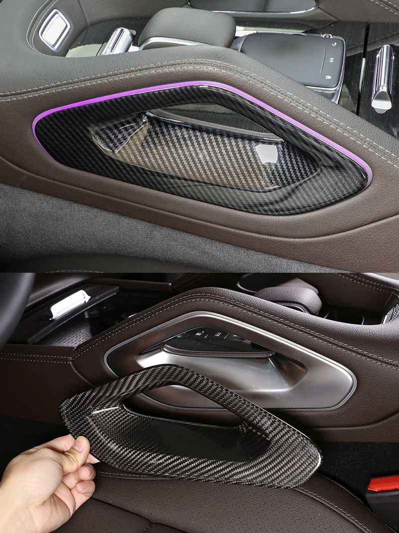 Подлокотник центральной консоли Боковой защитный чехол отделка для Mercedes GLE W167 C167