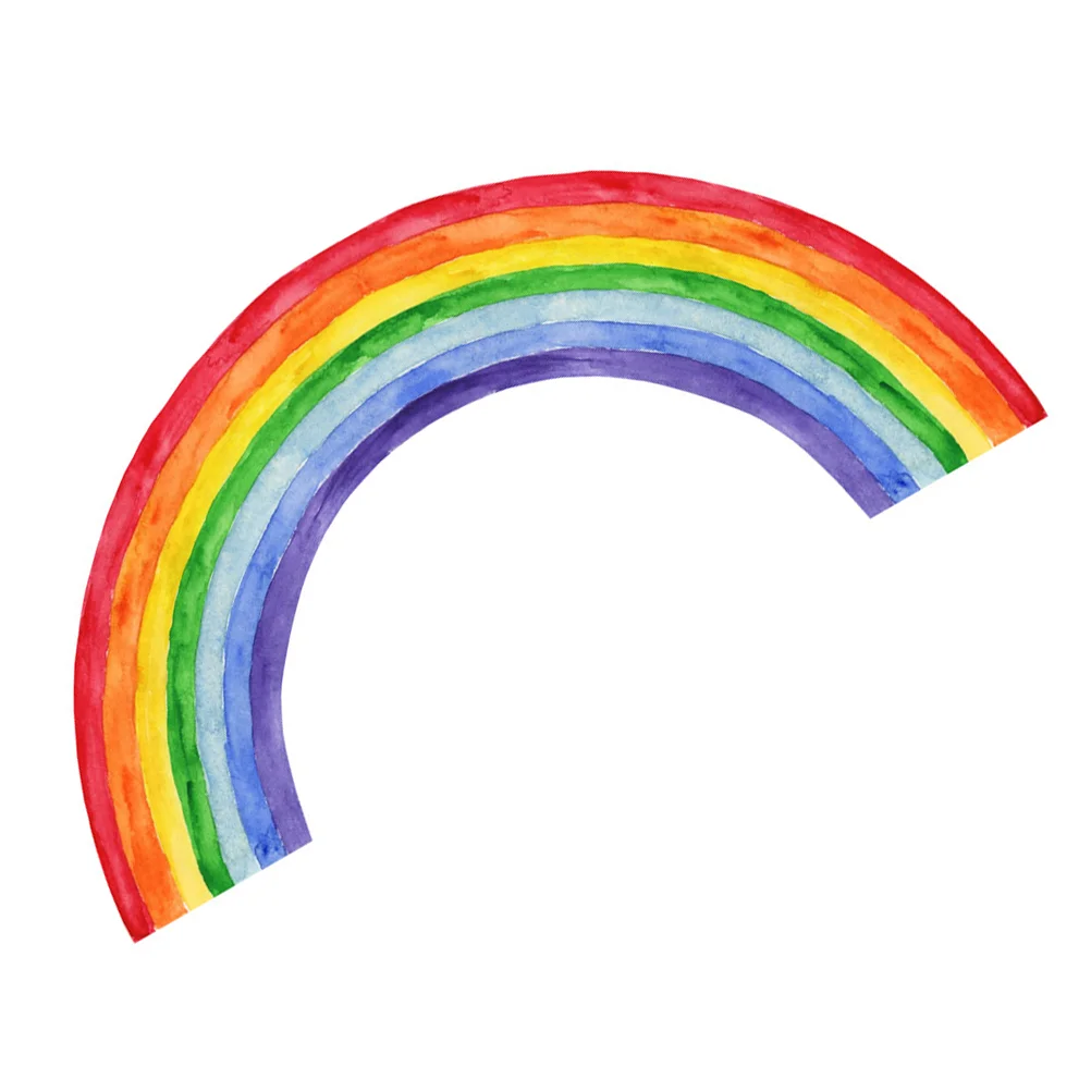 

Peel Stick Decor Adornos Para Playroom Wall Decals Girl Stickers Rainbow Wall Sticker Indoor Removable Vinyl Wallpaper