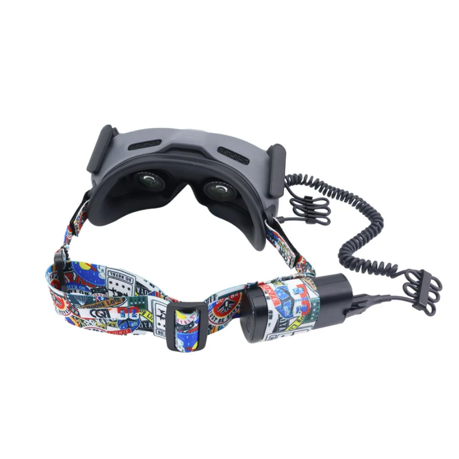 

Ремешок для головы для DJI Avata Goggles 2 / FPV V2, сменный наголовник с батарейным карманом для DJI Avata/FPV, комбинированные аксессуары