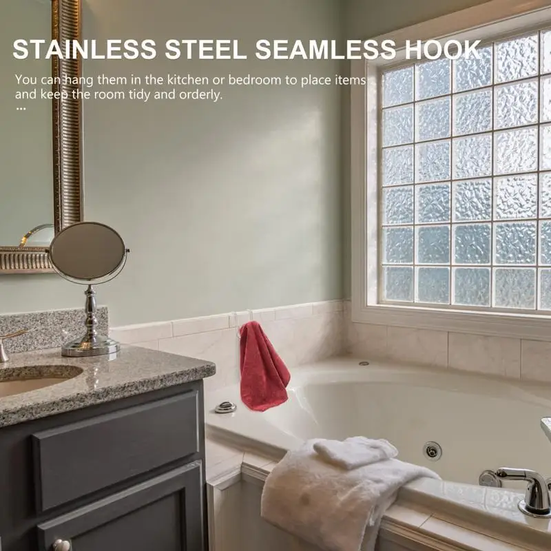 S-образные крючки из нержавеющей стали 4x Металлические вешалки Держатель для