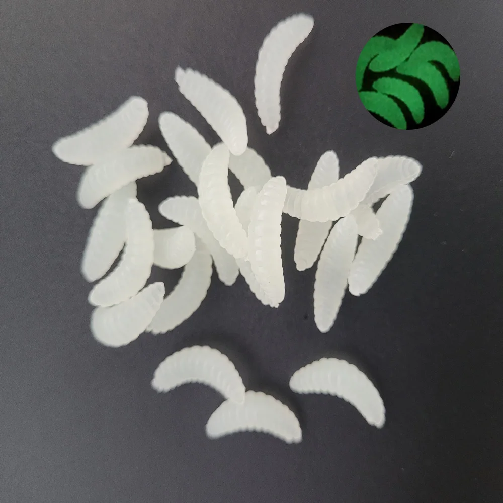 Рыболовная приманка акция 50 шт./100 шт. личинка мягкая рыболовная крючки черви с