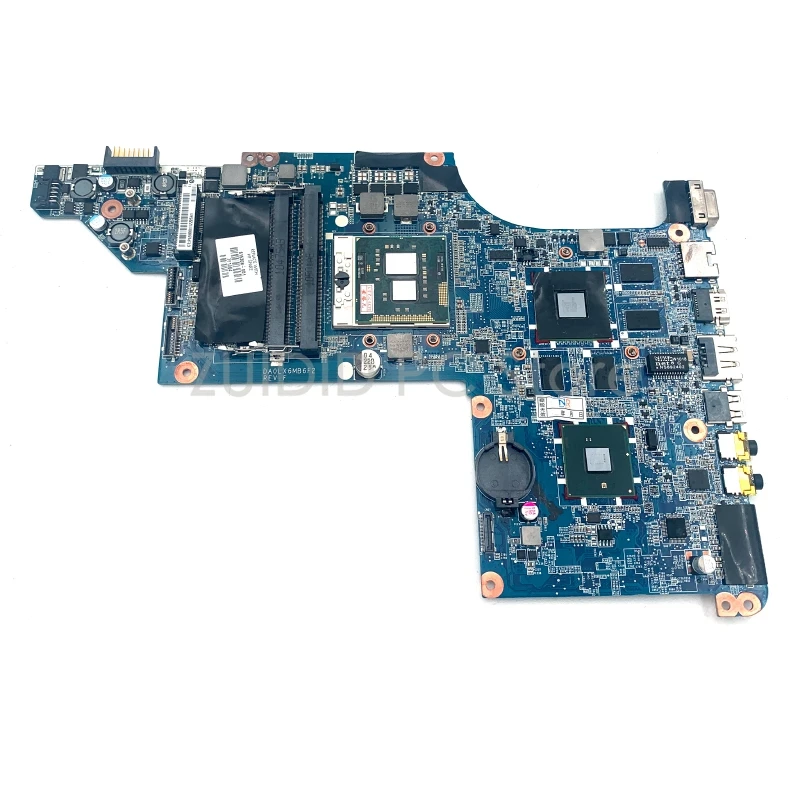 

ZUIDID DA0LX6MB6F2 615308-001 630981-001 For HP Pavilion DV7 DV7T DV7-4000 Laptop Motherboard HM55 DDR3 HD5650M Free CPU