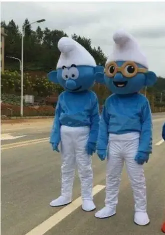 Новый взрослый пенопластовые смайлики белые брюки необычный костюм талисмана