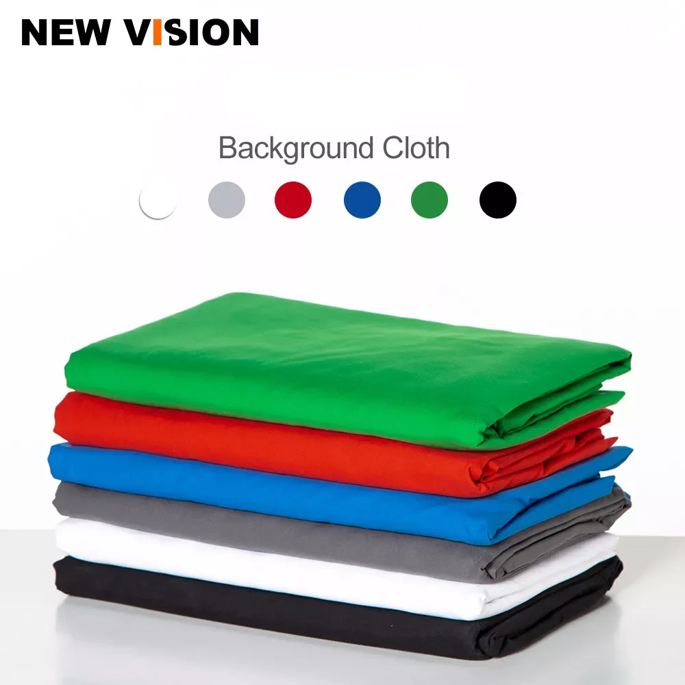 

Black White Green Blue Red Color Cotton Textile Muslin Photo Backgrounds Studio Photography Screen Chromakey Backdrop Cloth