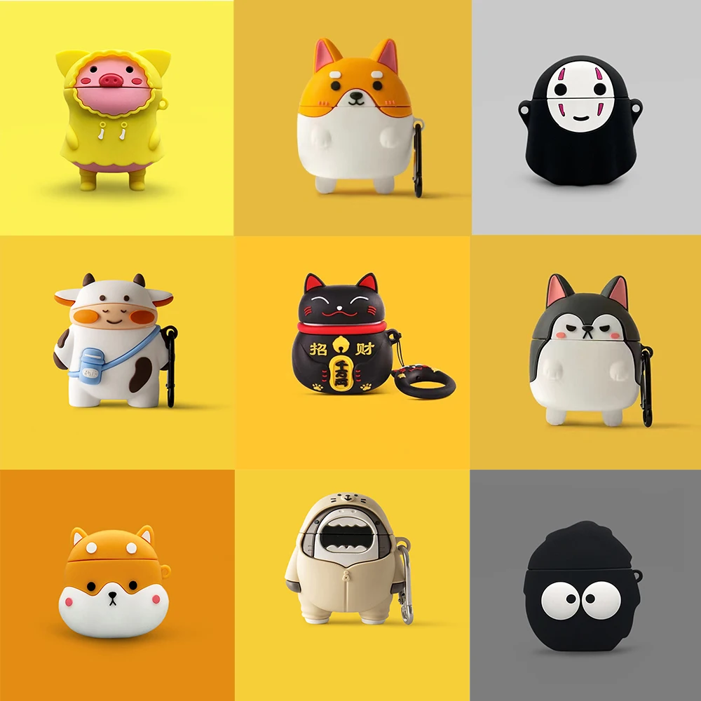 

3D Cartoon Earphone Cover for Xiaomi Redmi AirDots 3 Pro / Redmi Buds 3 Pro Case Bluetooth Wireless Earphone Case Accessories