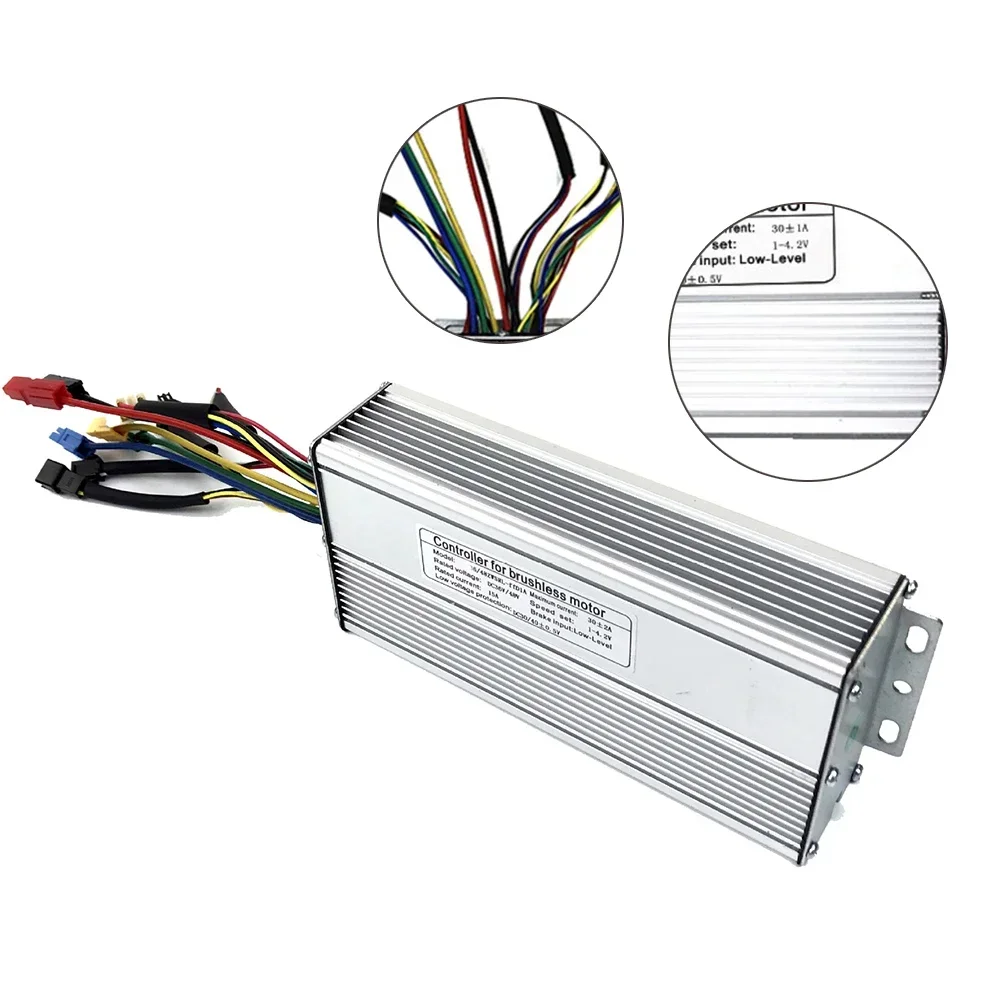 Контроллер 1 шт. 36/48 В 30 А 1000 Вт двухрежимный бесщеточный контроллер для
