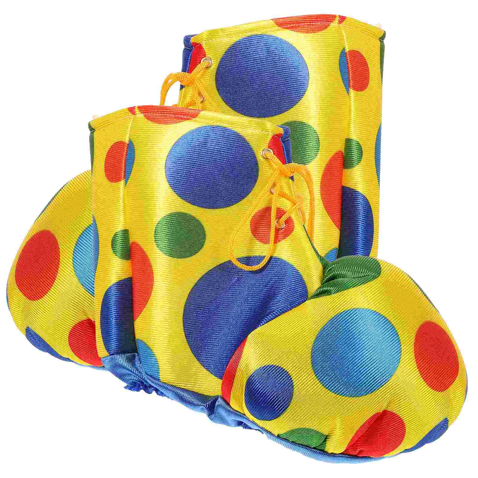 

1 Pair Clown Cosplay Shoes Clown Dress up Shoes Halloween Costume Accessories