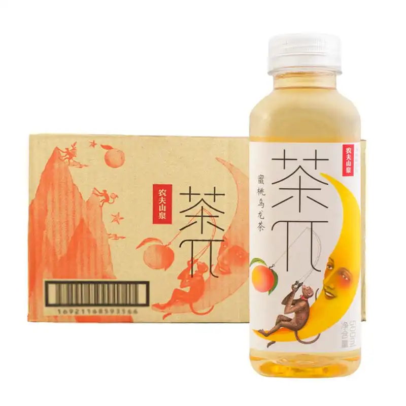 Весенний чай Nongfu Pi Peach Oolong Tea 500 мл * 15 бутылок/цвет