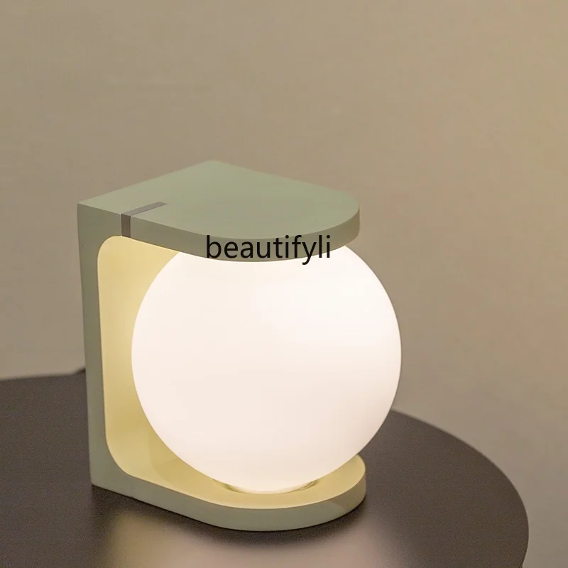 

GY Wireless Charging Bedside Lamp Desk Lamp Creative Bedroom Light USB Interface Desk Lamp Small Night Lamp